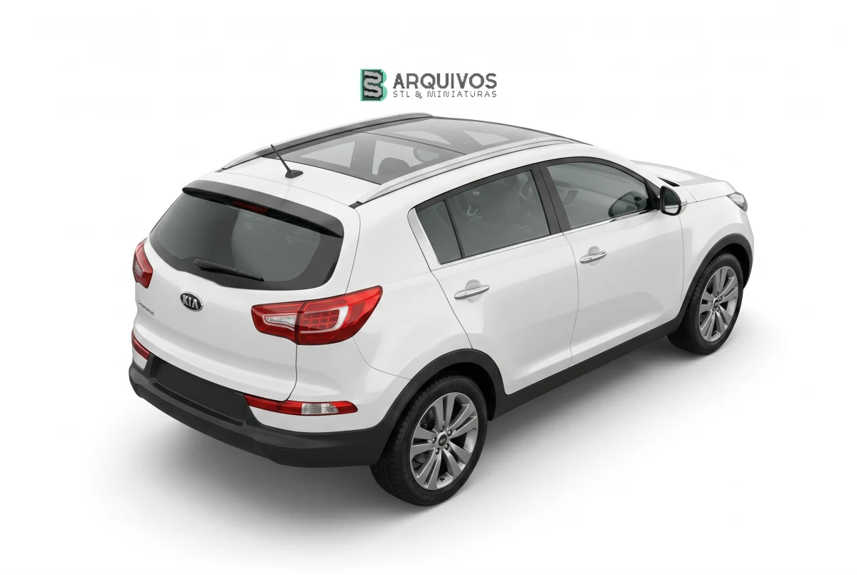 Modelo 3D STL - Kia Sportage 2012 — foto 3